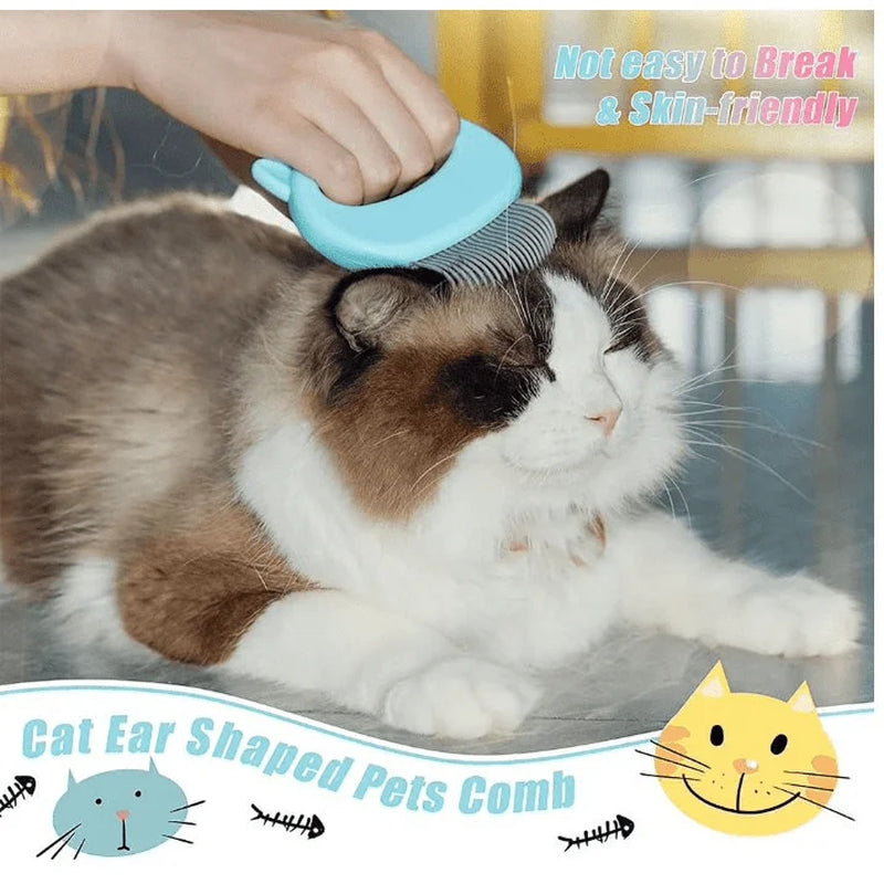 3 in 1 Self Cleaning Cat Steamer Brush-Removes Tangled Hair, Cat Steamer Brush for Massage
